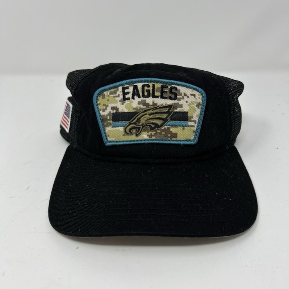 New Era Other - Philadelphia Eagles New Era Salute To Service Trucker 9Forty Camo Snapback Hat